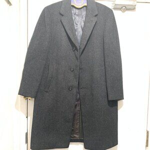 VINTAGE SIMPSON'S WOOL & CASHMERE TRENCH COATS SIZE L